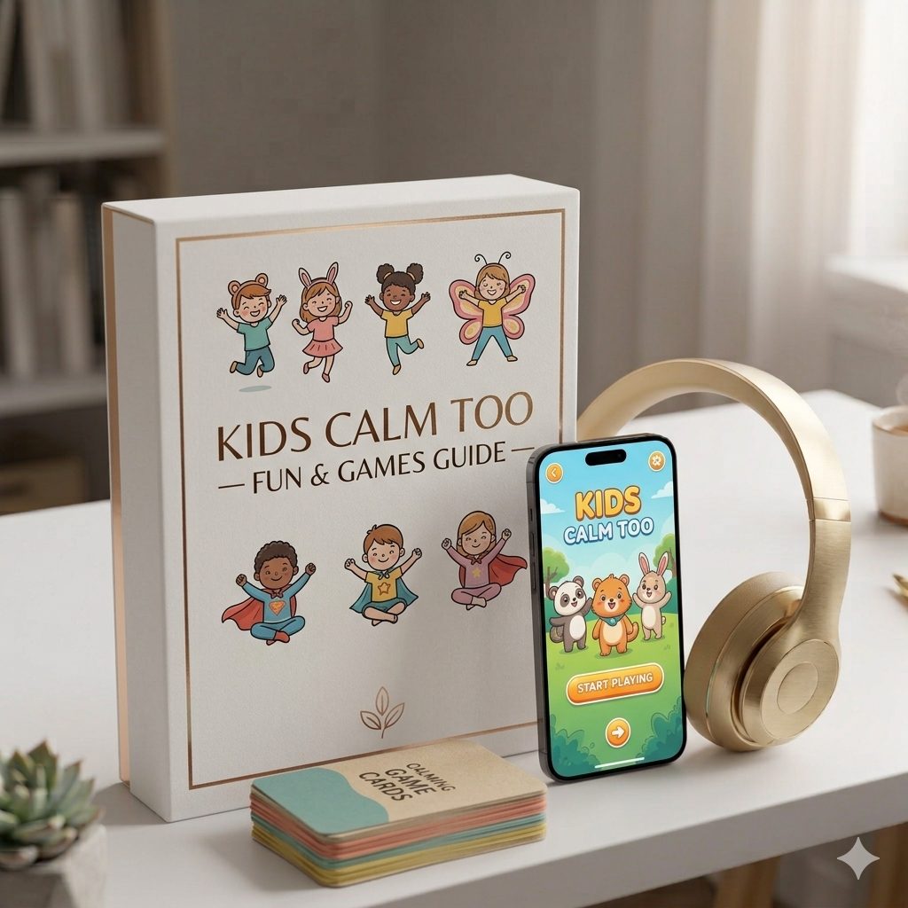 Kids Calm Too guide mockup