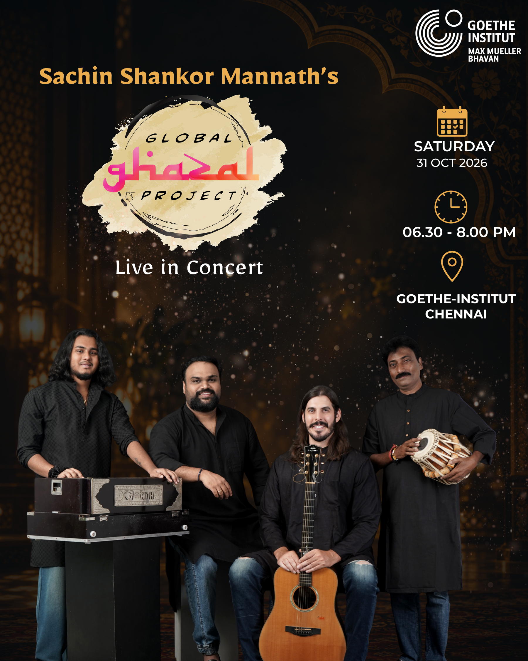 Global Ghazal Project live concert poster