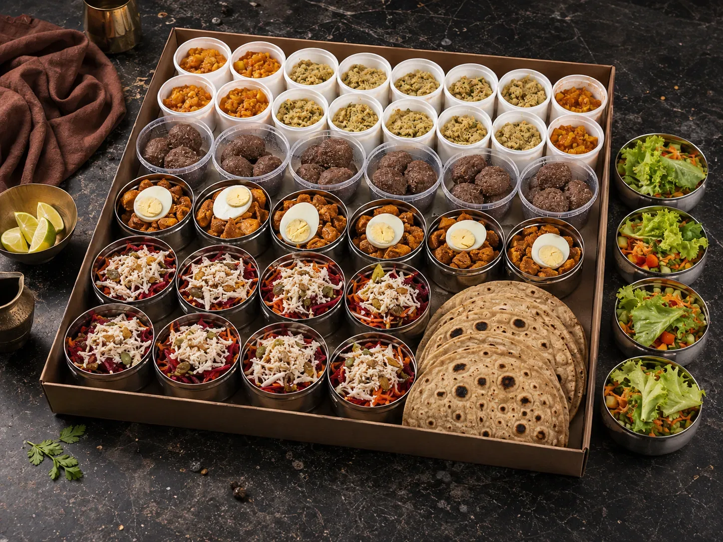 Fresh Nourish & Revive meal spread