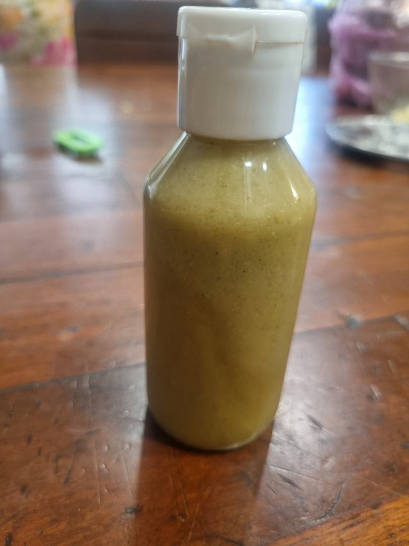 Herbal face wash made by a student