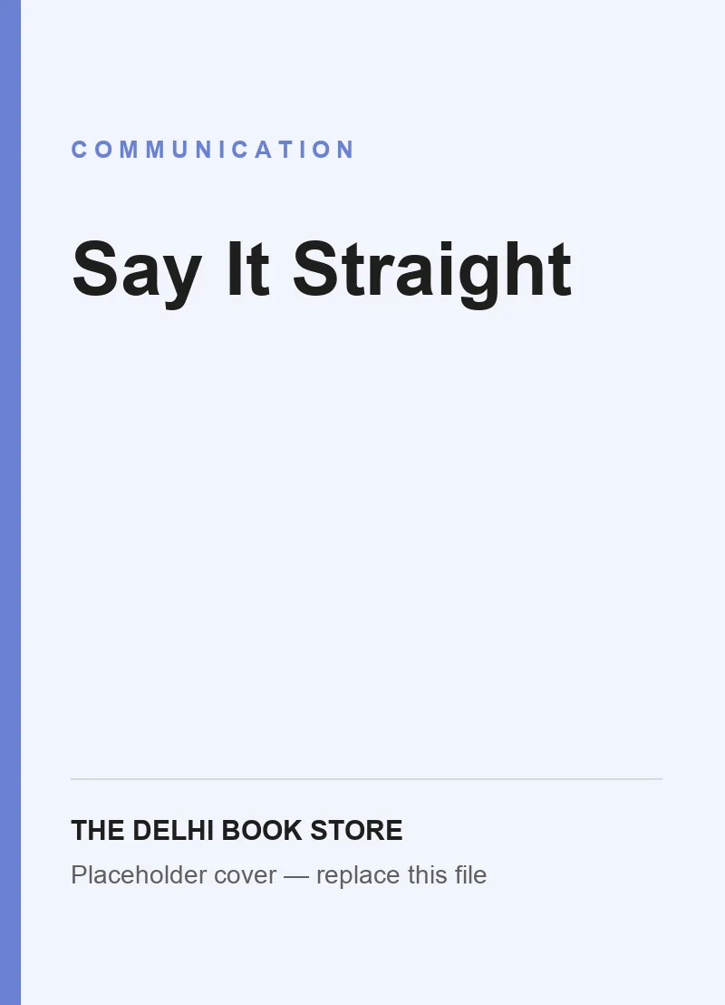 Cover of Say It Straight