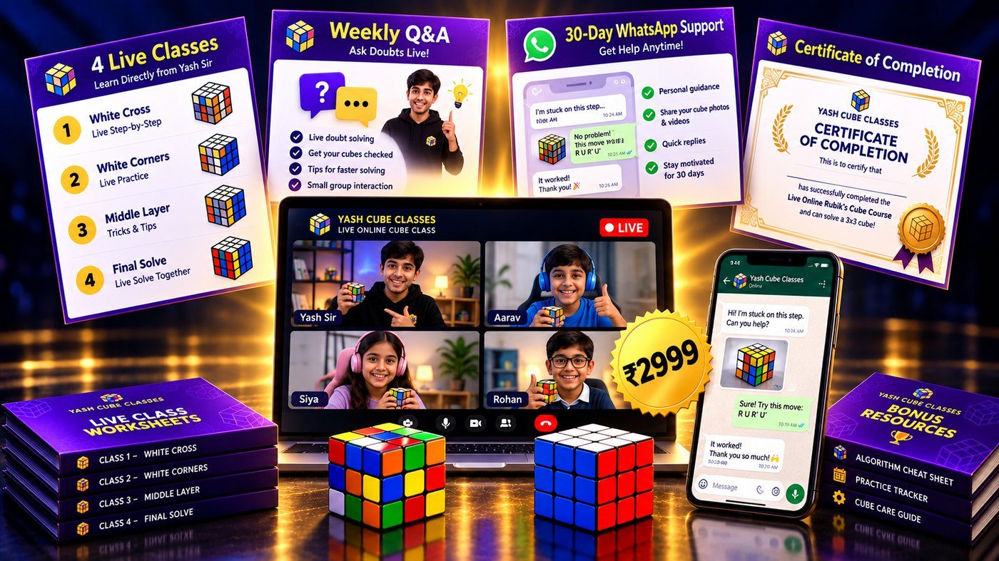 Live Cube Mastery small-group classes