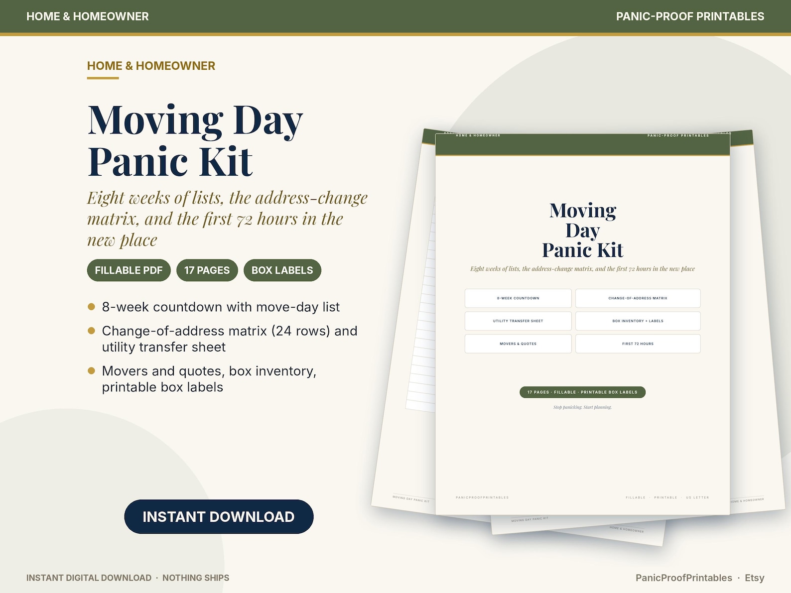 Moving Day Binder cover