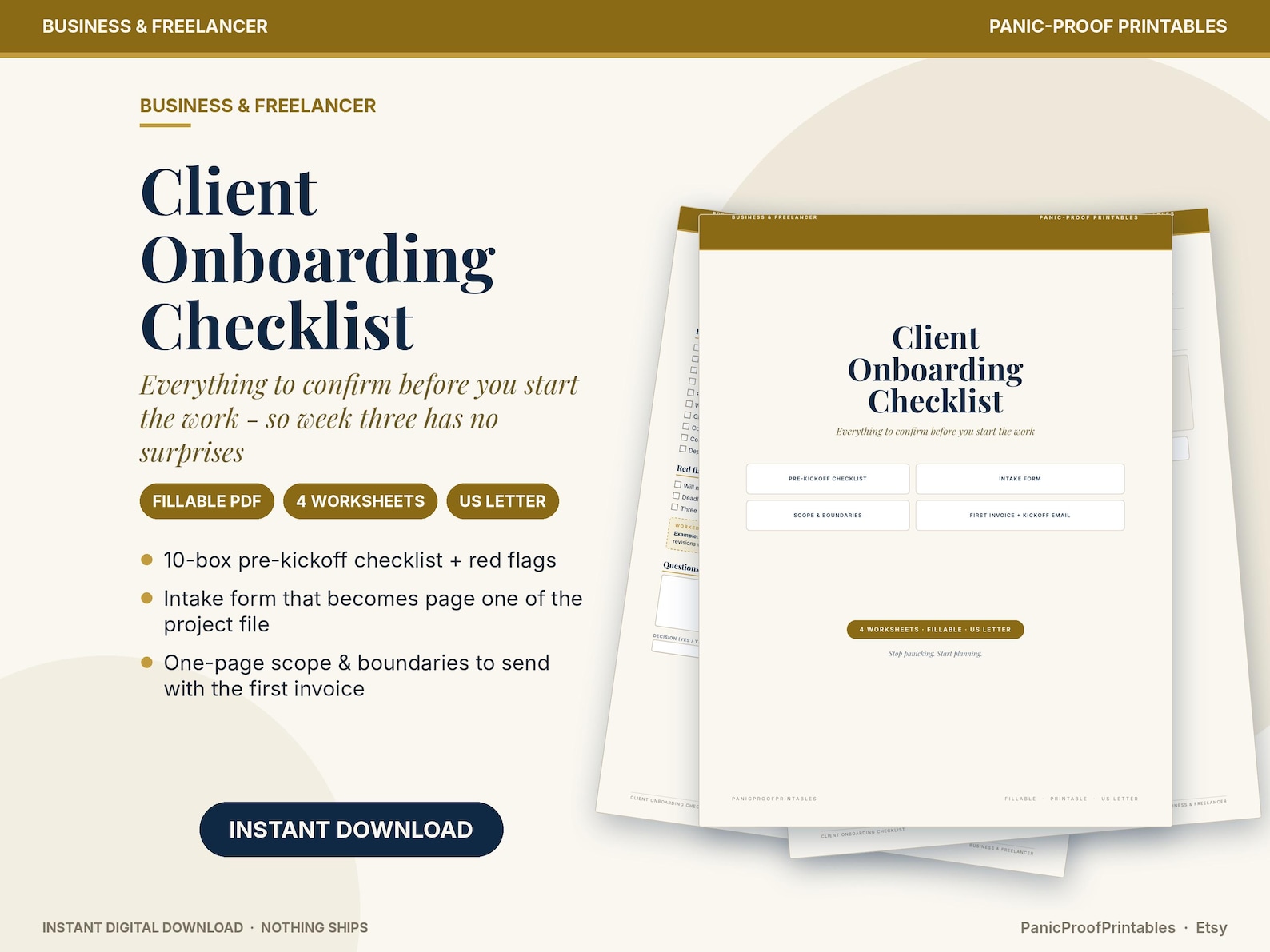 Client Onboarding Checklist cover