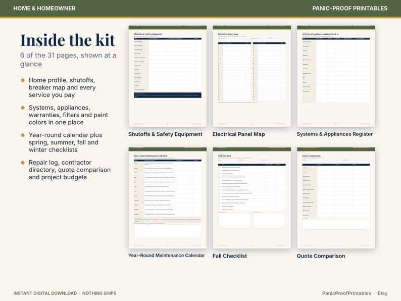 Homeowner Binder page 4