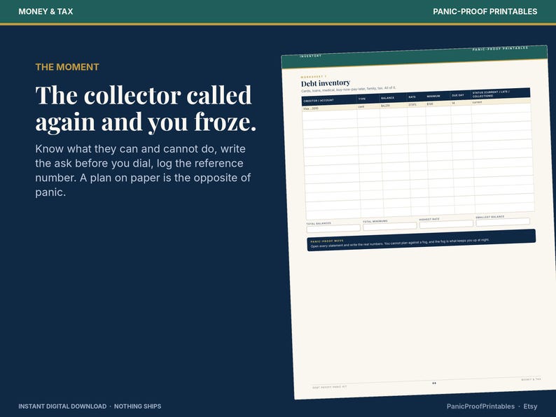 Debt Payoff Planner page 3