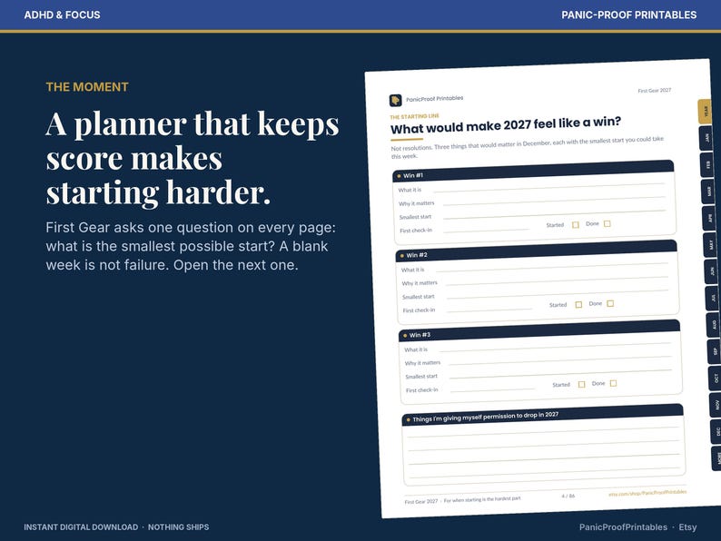 2027 ADHD Planner page 3
