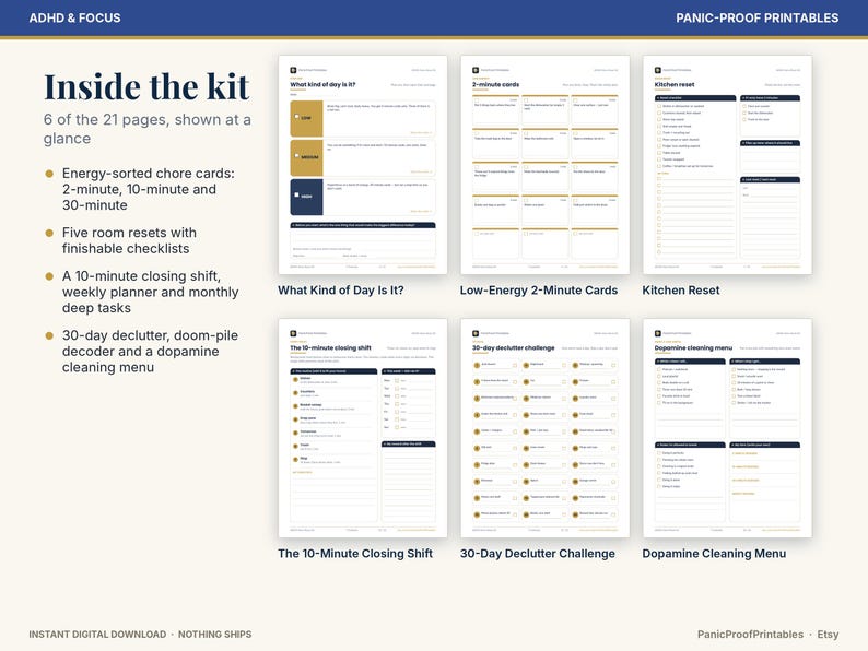 ADHD Home Reset Kit page 4