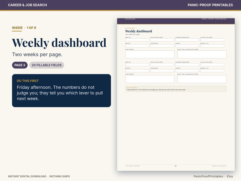 Job Search Tracker page 5