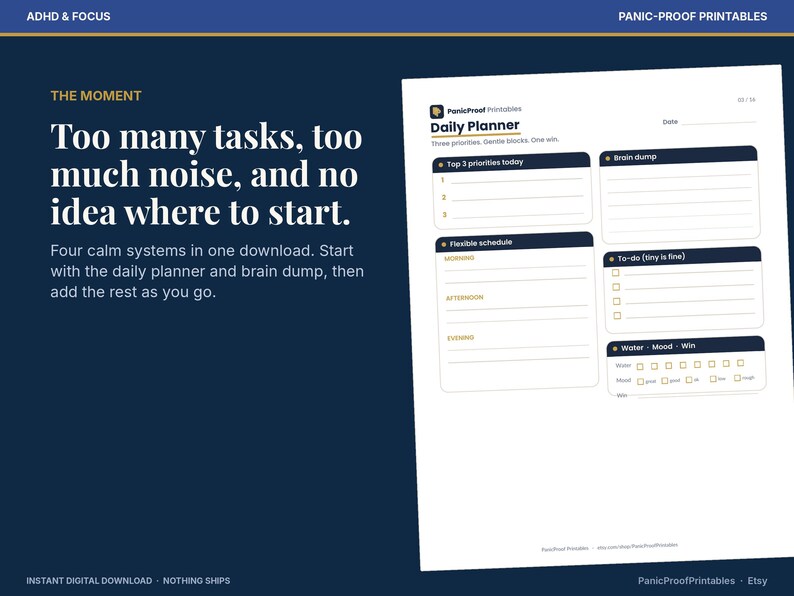 ADHD Planner Bundle page 3