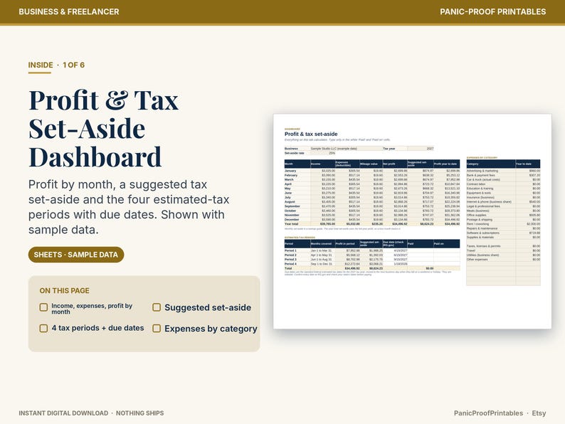 Small Business Bookkeeping Spreadsheet page 5