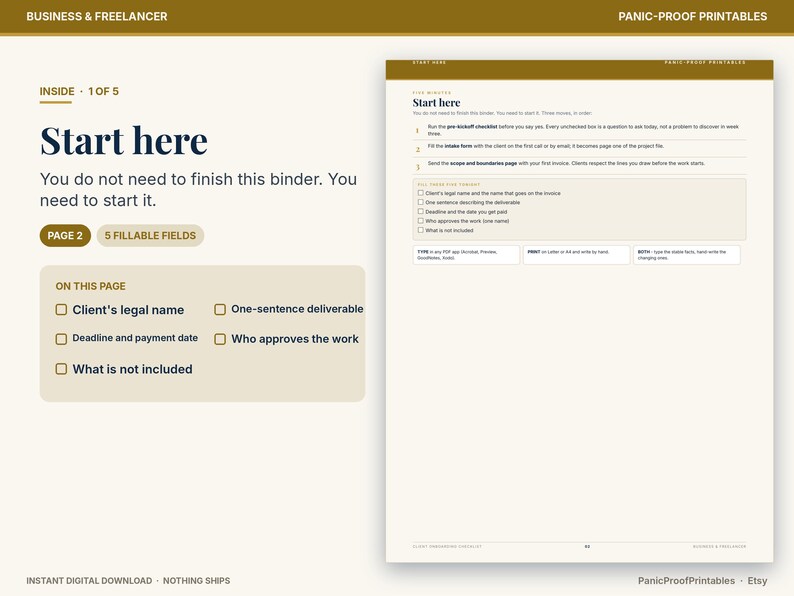 Client Onboarding Checklist page 5