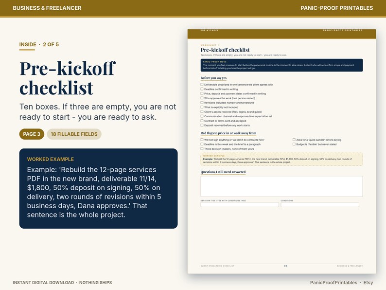 Client Onboarding Checklist page 6