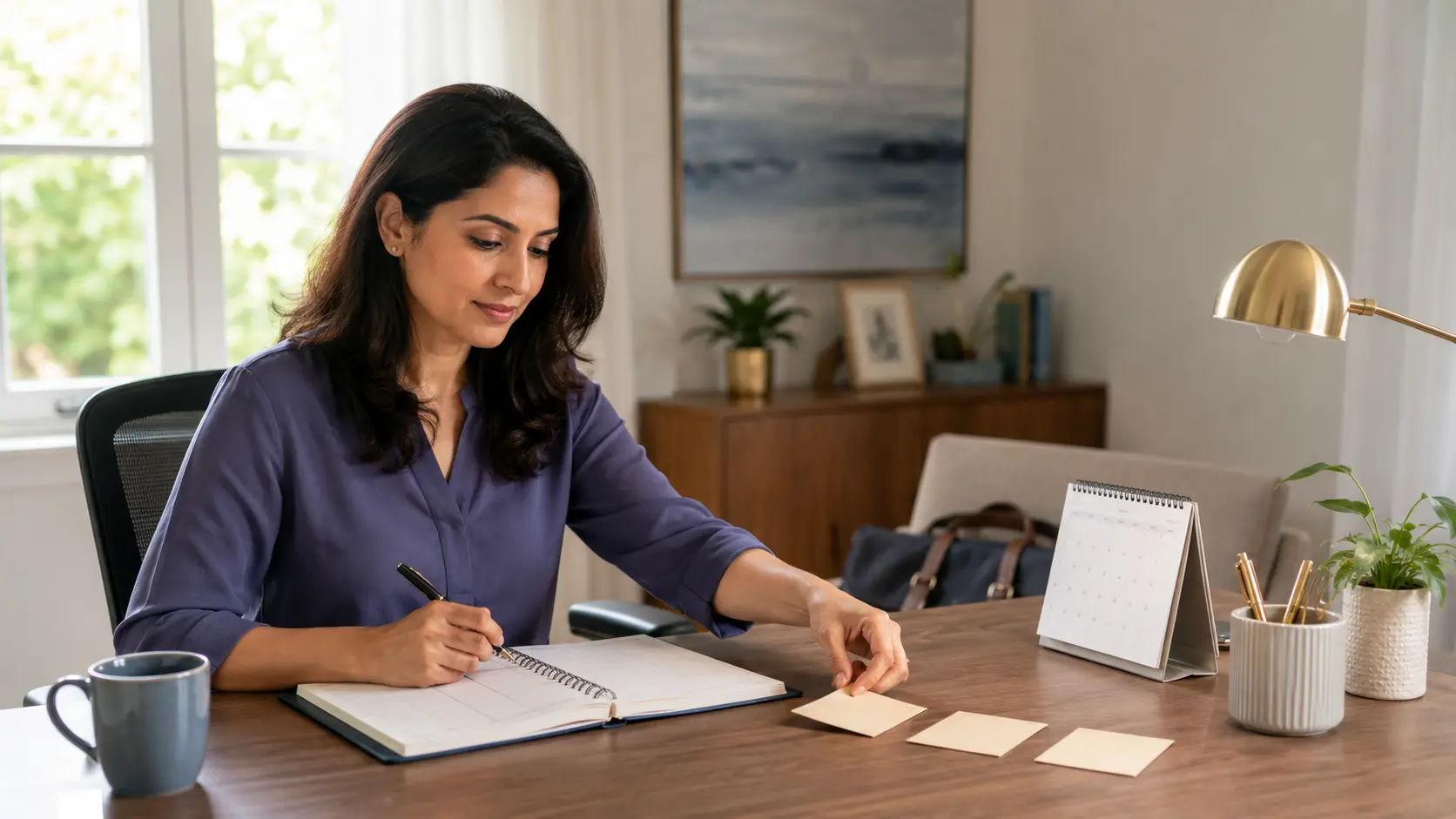Indian professional turning uncertainty into an ordered action plan