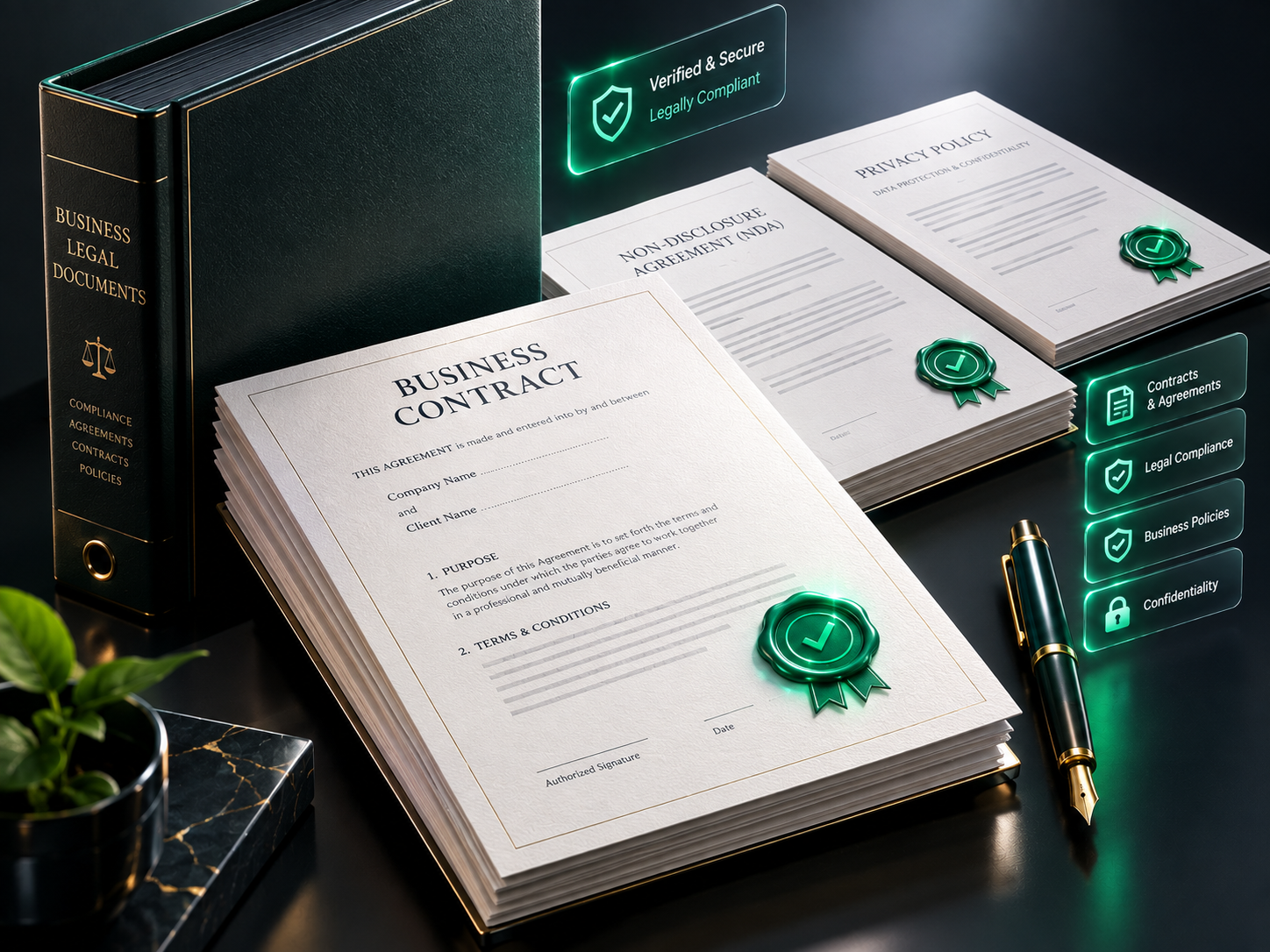 SOPs, Scripts & Legal Contract Templates
