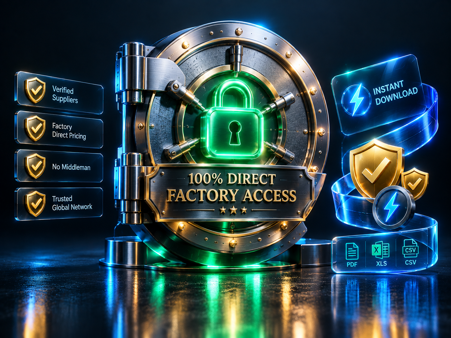 Secure Access to 25000+ Chinese Manufacturers