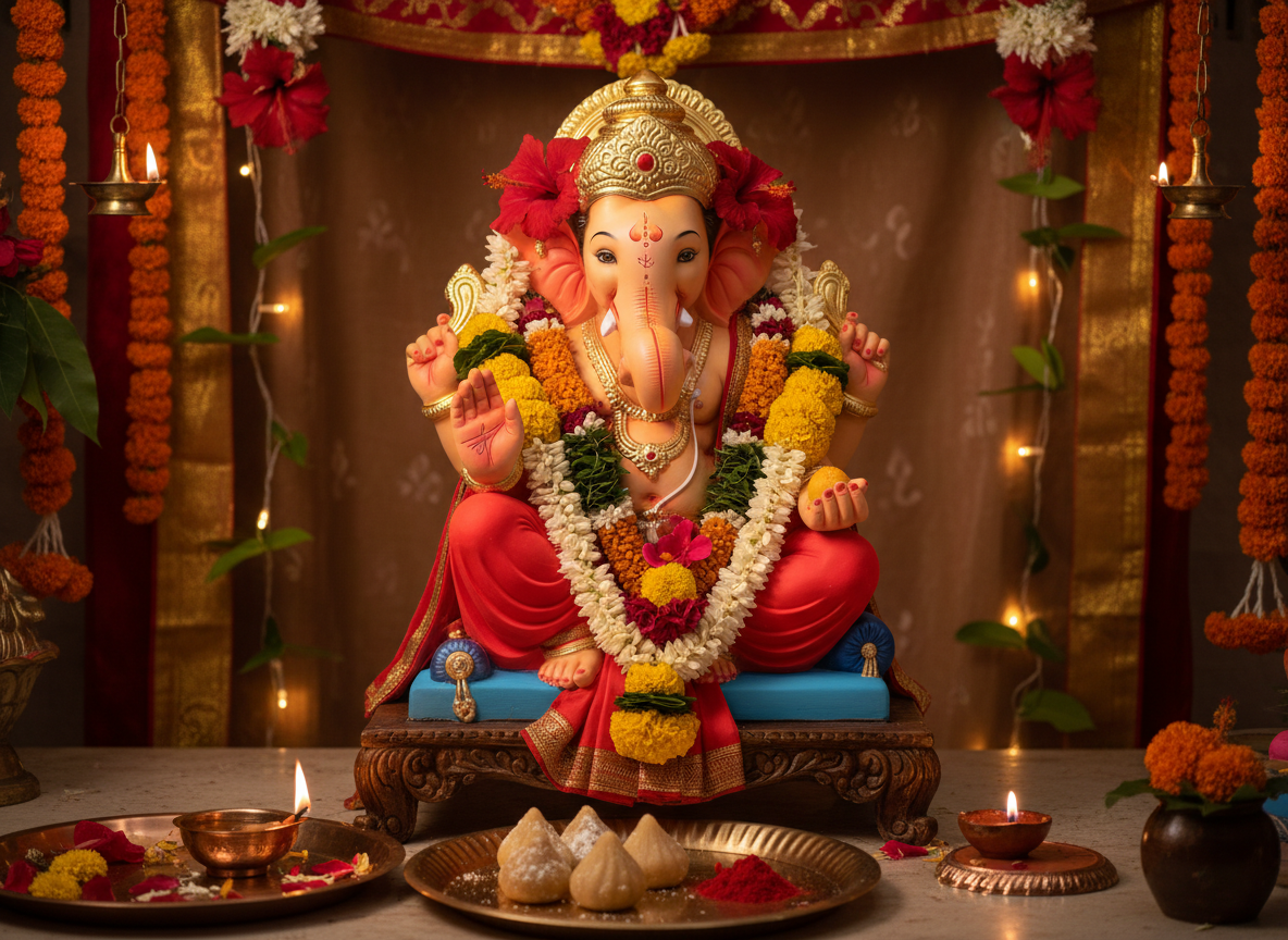 नवरात्रि पूजा पैकेट