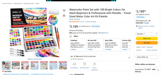Amazon Product Research Screenshot 2
