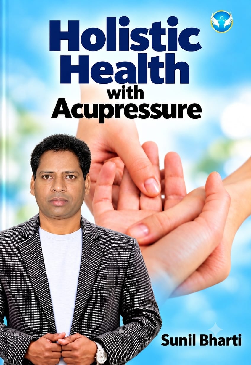 Holistic Health with Acupressure English edition book cover