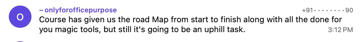 Attendee review