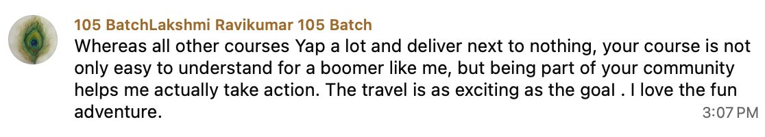 Attendee review