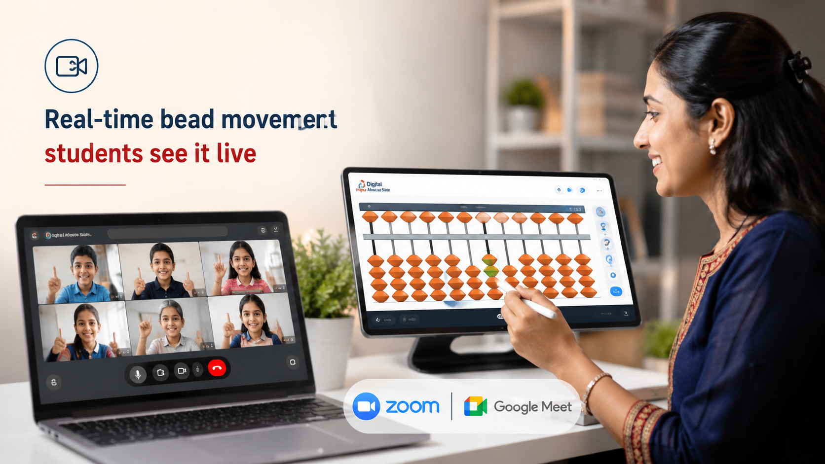 Digital Abacus Slate live teaching