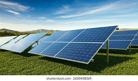Utility-scale solar farm