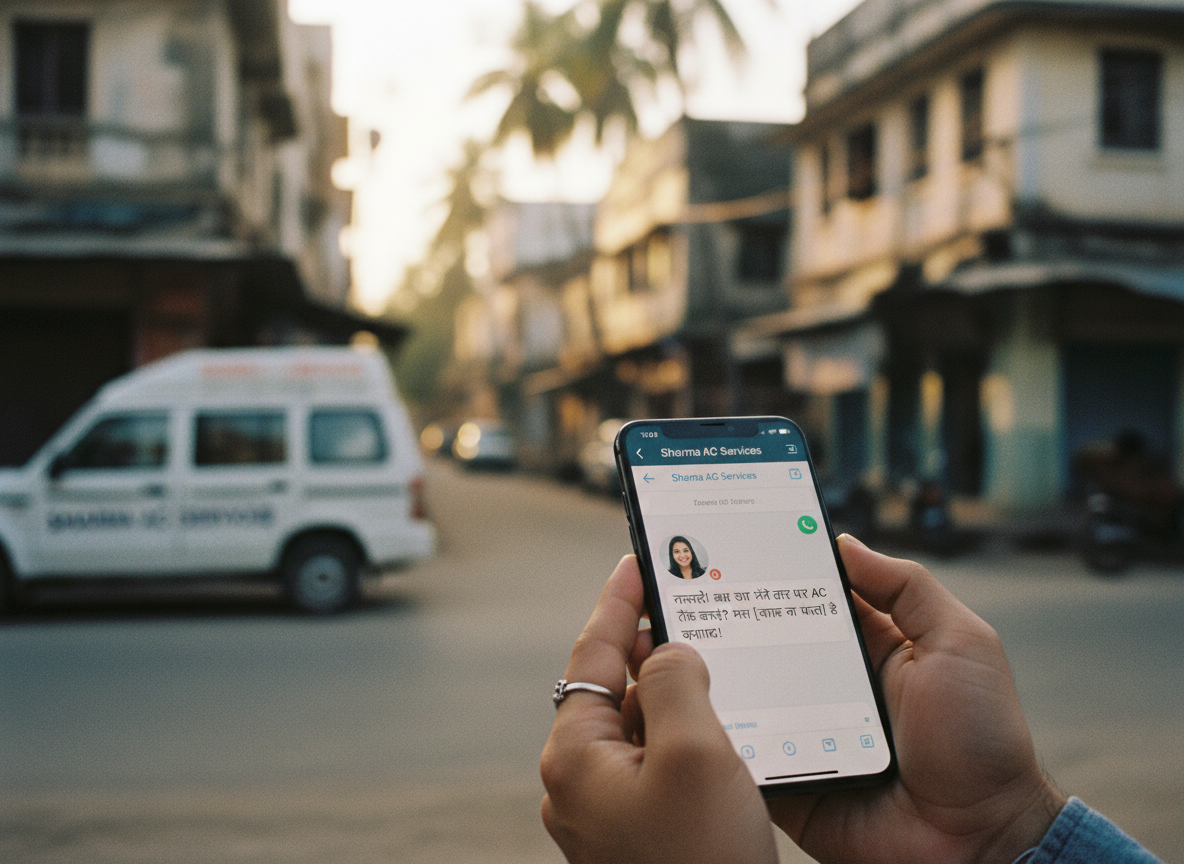 WhatsApp on phone