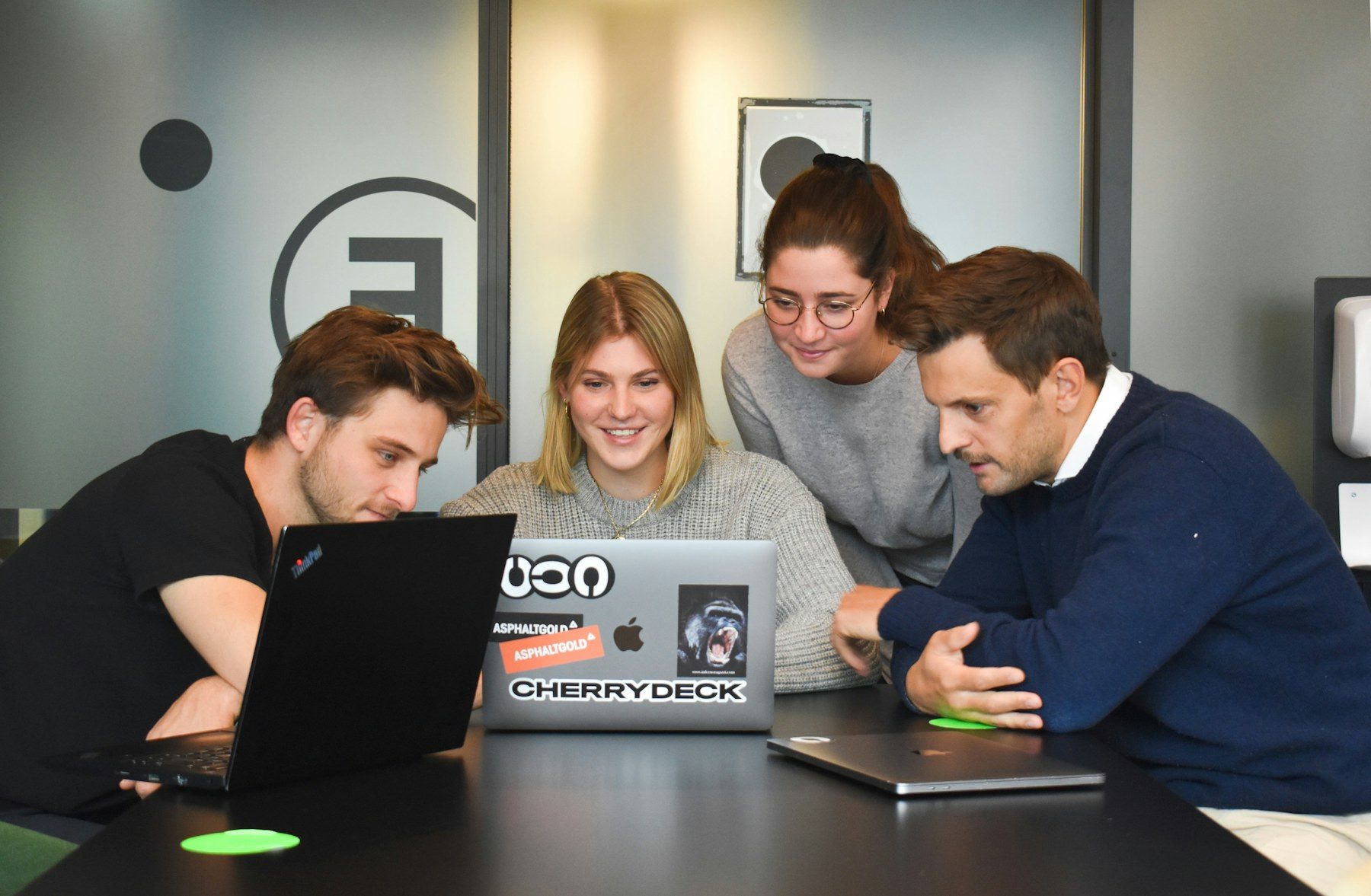 Agency team collaborating
