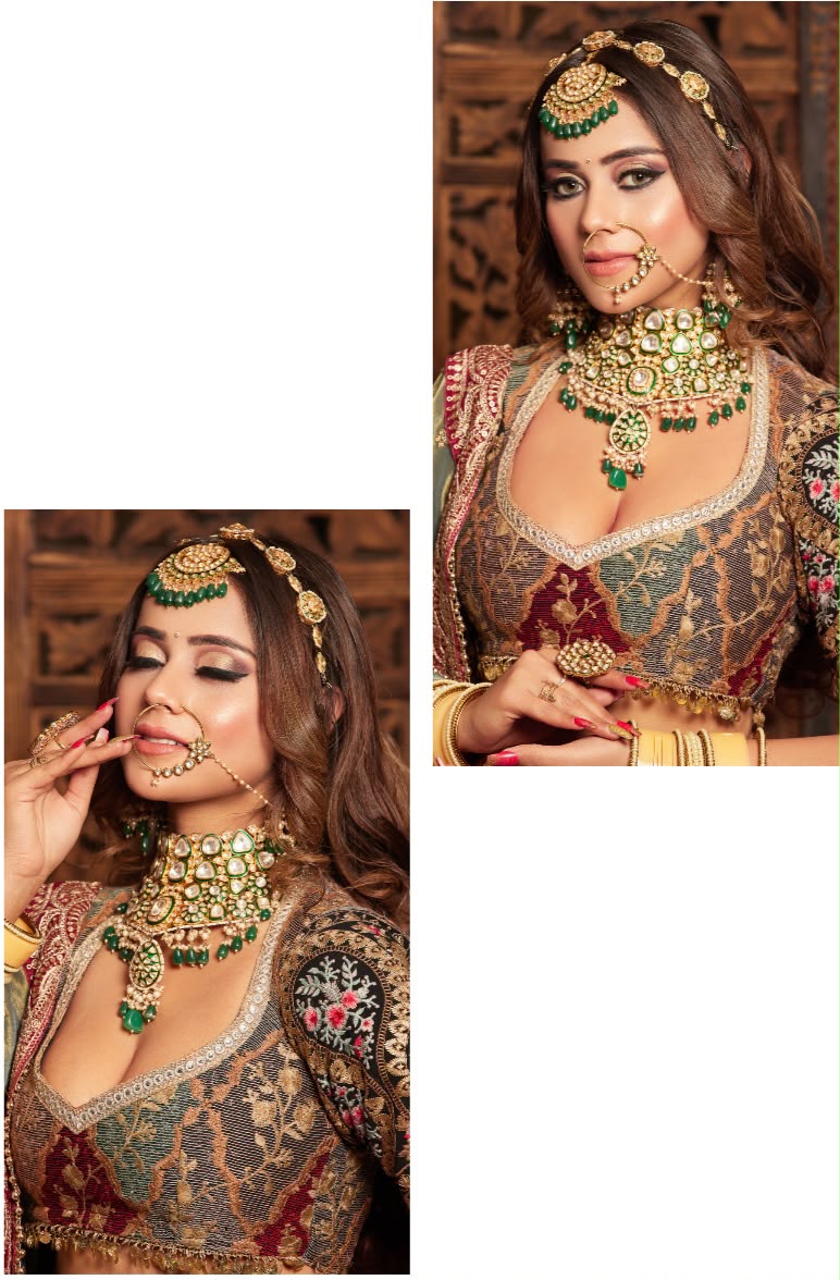 Royal Glam Setup bridal makeup client looks