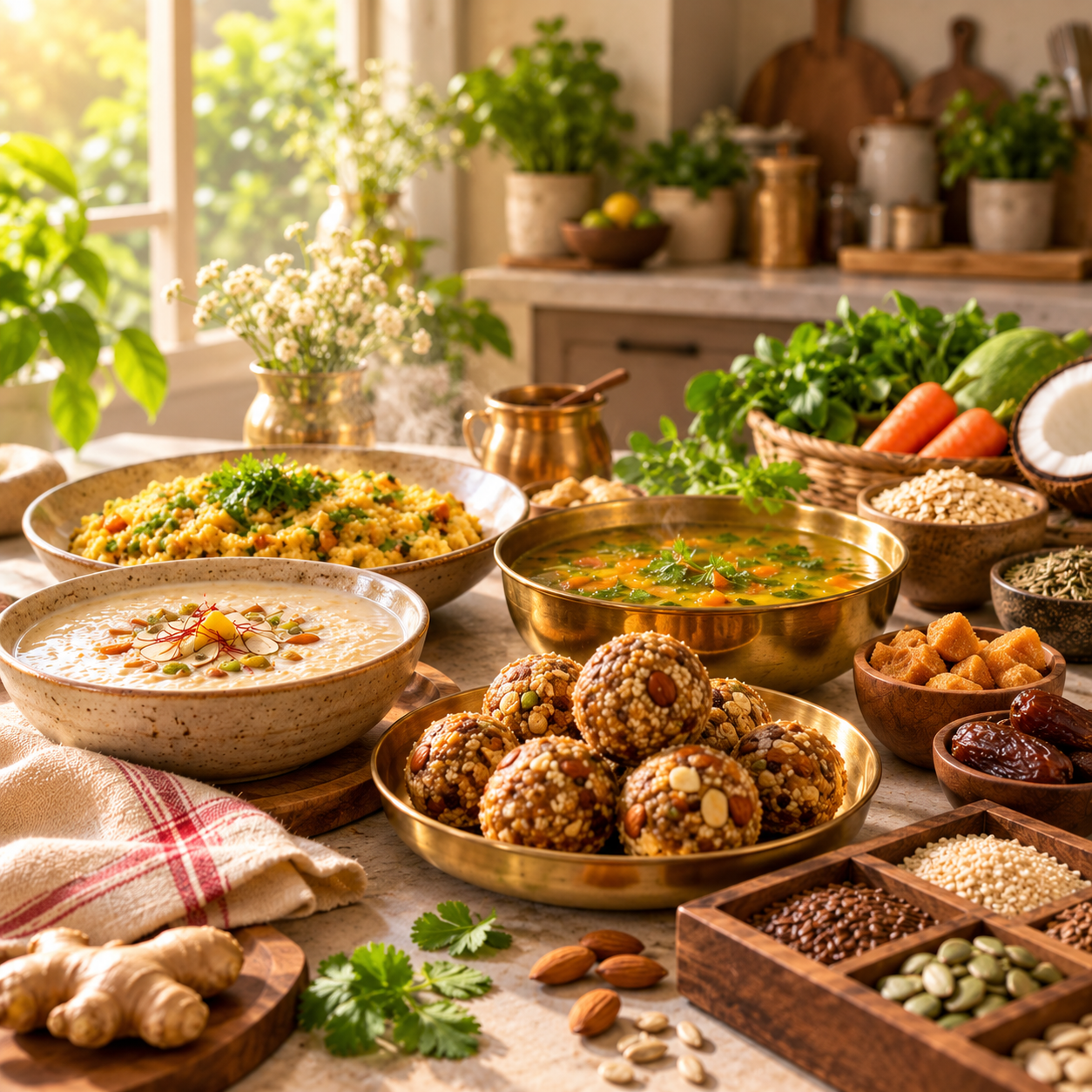 Nourishing meal prepared for recovery
