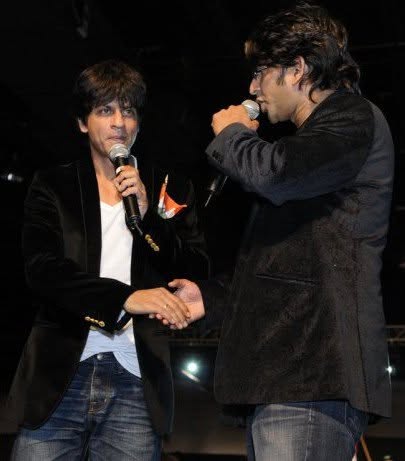 Ather Khan with Shahrukh Khan
