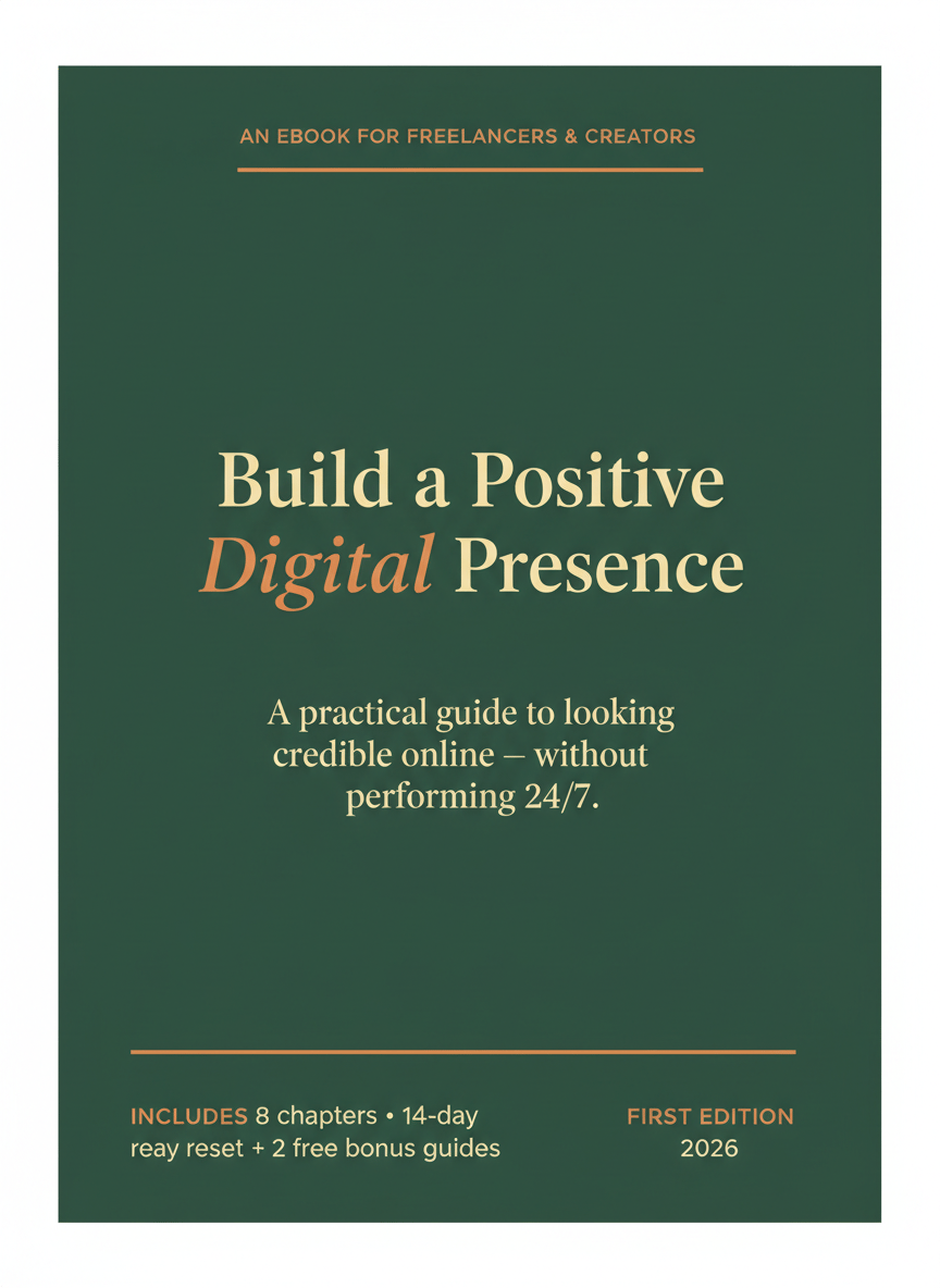 Build a Positive Digital Presence ebook cover