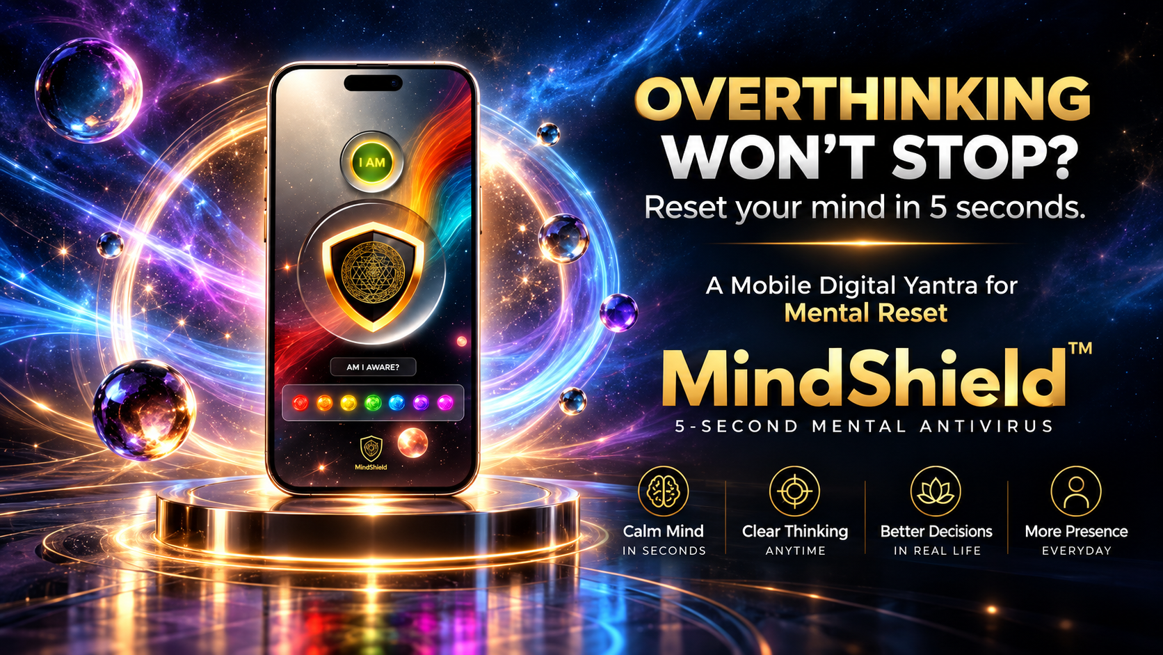 MindShield — 5-Second Mental Antivirus for Mental Reset