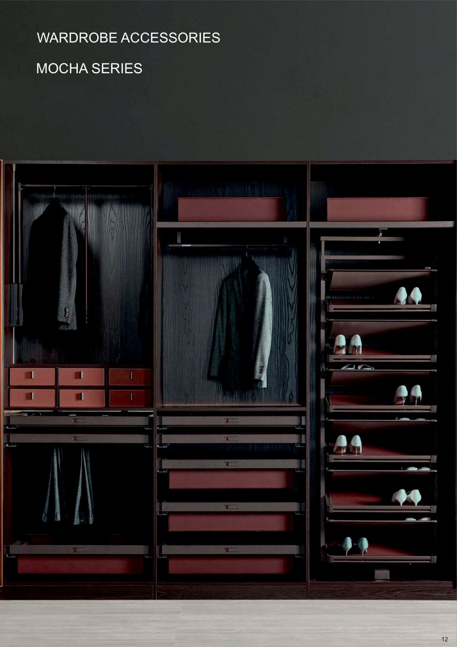 KENT Hardware Mocha Wardrobe Accessories catalogue page 15