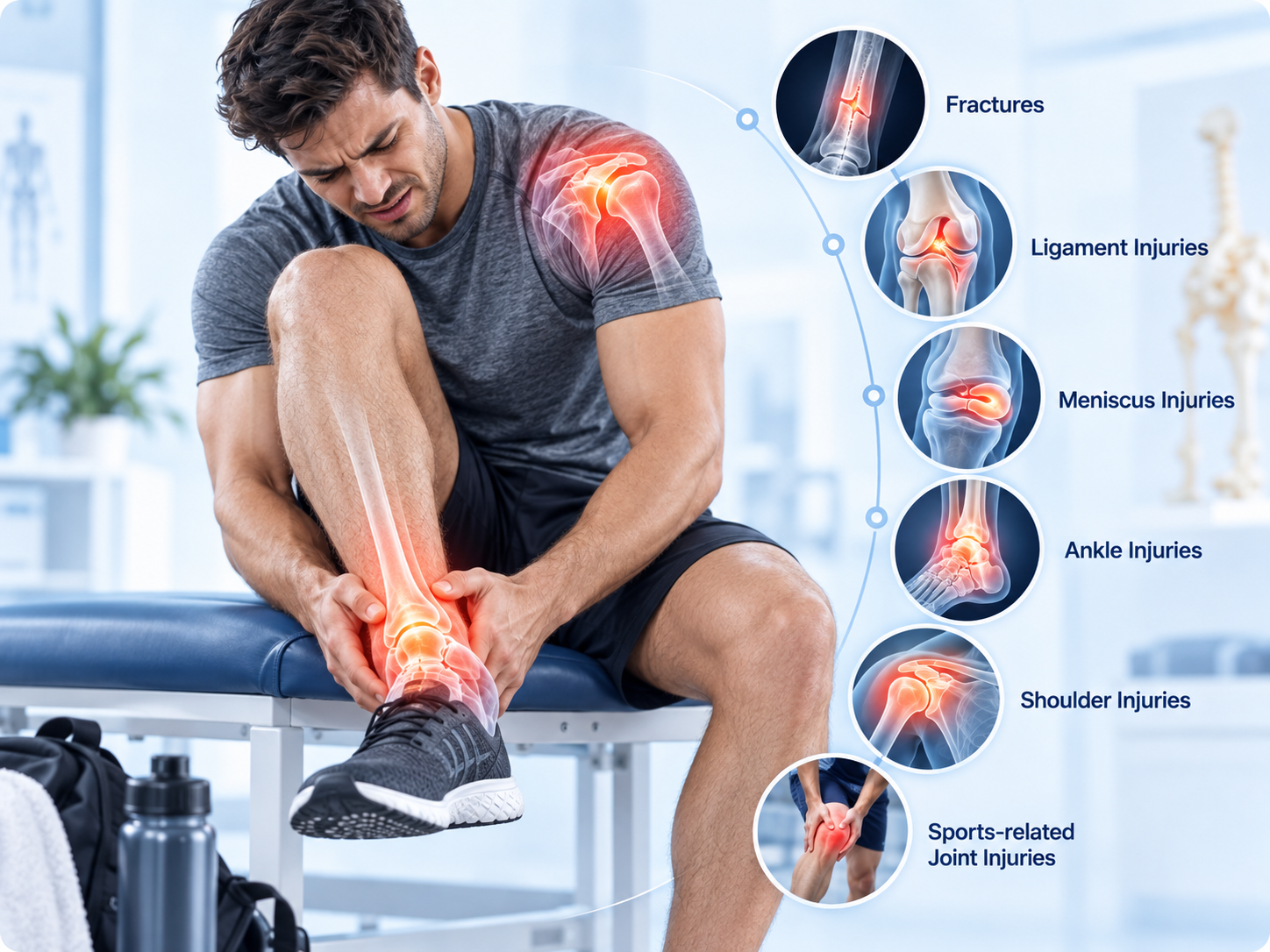 Sports injury and fracture orthopaedic consultation with Dr. Gourav Thakral at Artha Mart, Tech Zone IV