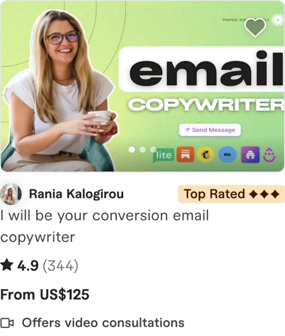 Fiverr gig pricing screenshot