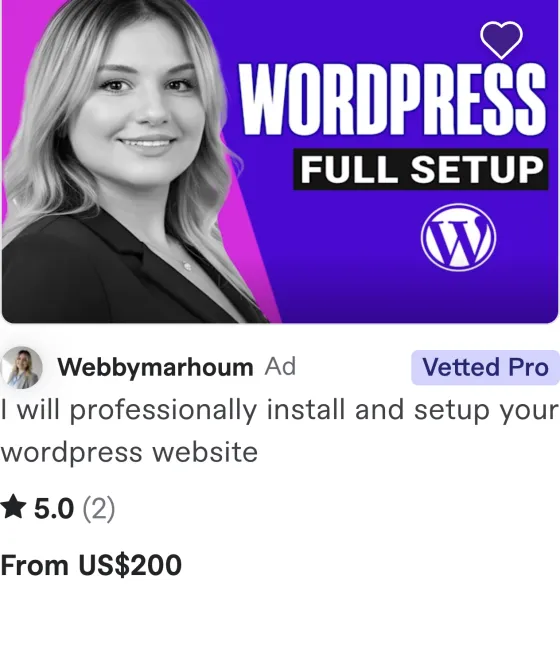 Fiverr gig pricing screenshot
