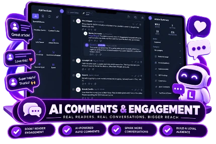 AI Comments & Engagement &mdash; Turn Your Content Into a Conversation
