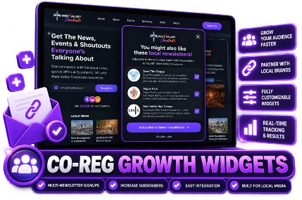Co-Reg Growth Widgets &mdash; Turn Every Signup Into More Subscriber Growth