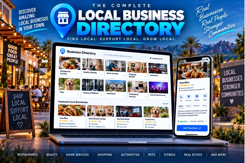 The Complete Local Business Directory — find local, support local, grow local